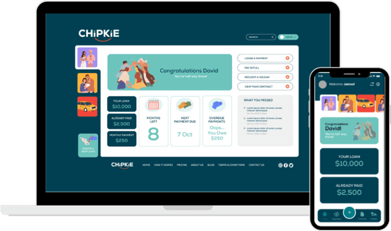 Chipkie - Friends and Family Loans Management